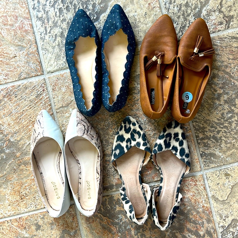 Assorted flats size 6